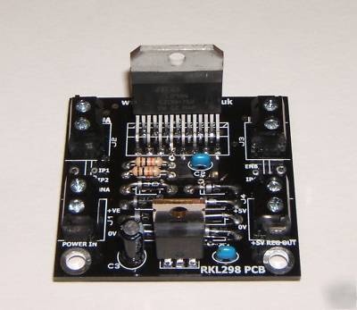 Rk L298 h-bridge pcb for dc motor control with L298 ic