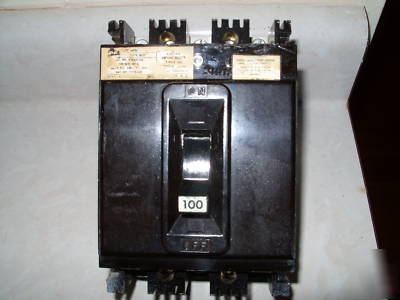 Federal pacific 100 amp 3 pole circuit breaker nef 4311