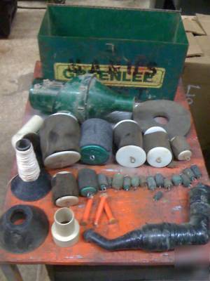 Greenlee 690 vacuum blower fishing system + 691 & attch