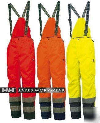 Helly hansen potsdam pant hi vis, waterproof - small