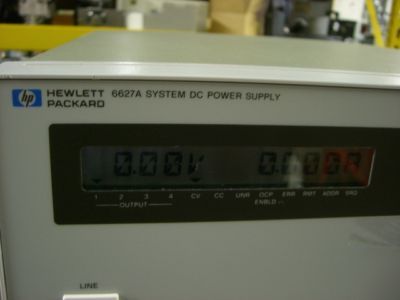 Hewlett packard hp 6627A system dc power supply
