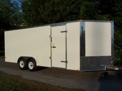 8.5X24 3500 tradesman enclosed cargo trailer car hauler