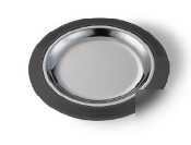 Black thermo-platesÂ® complete small round sloping,