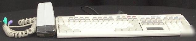 Cherry MX8100 pos keyboard w/symbol barcode scanner