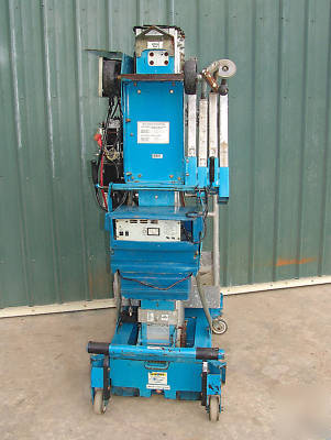 Genie 31' telescopic 1 man scissor, basket, boom lift