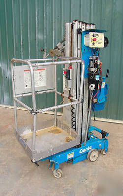 Genie 31' telescopic 1 man scissor, basket, boom lift