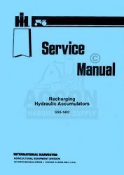 International hydraulic accumulators service manual ih