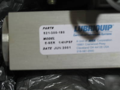 Lubriquip trabon e-series lube package 521-300-660