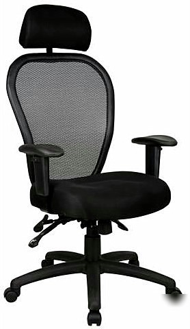 New mesh back multi-function desk chairs with headrest