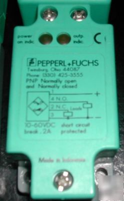New pepperl+fuchs inductive proximity sensors, qty of 4