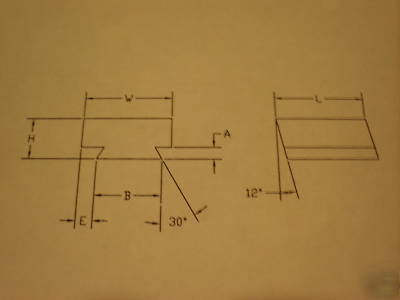 New somma tool 5/8DTF-2P dovetail blank