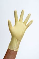 Powder free latex gloves box of 100 med, beauty dental
