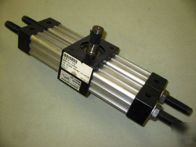 Rotary actuator, 180 deg, tandem cylinders, numatics.