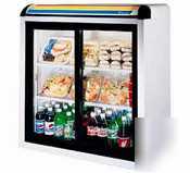 True gdm-9| counter top double door cooler|1 ea - gdm-9