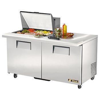 True tssu-60-12M-b refrigerated prep table 12 pans 60