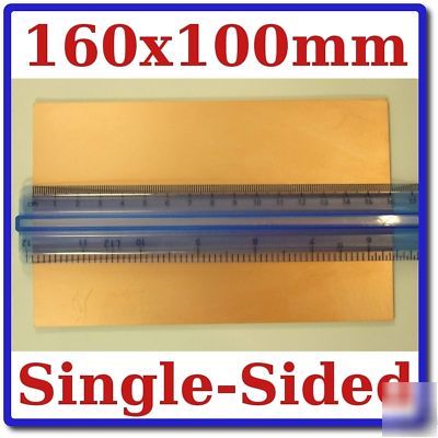 160X100MM s-side copper clad board srbp laminate pcb
