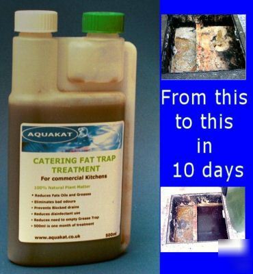 250ML fat trap treatment from aquakat uk