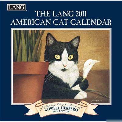 American cat lowell herrero 2011 mini wall calendar lg