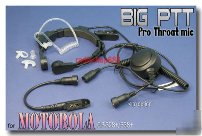 Big p-pro throat mic for GP338PLUS GP328+ EX600 93M328+