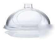 Cal-mil round shallow tray 1IN |2 ea| 315-18-13