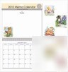 Drywipe memo board pen & 2010 calendar dog cat flowers