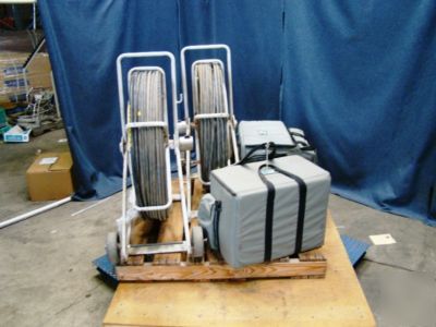 Lot of sewer inspection equipment