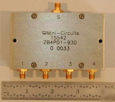 Mini-circuits ZB4PD1-930 power splitter 850-930MHZ 30DB