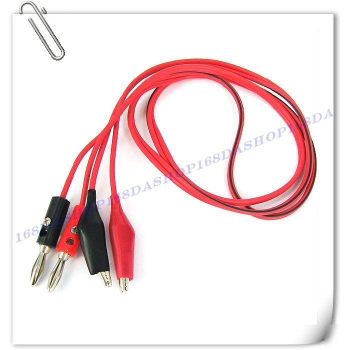 Multi meter test lead & alligator crocodile clip 19-078