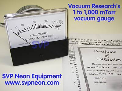 New hastings vt-6 / dv-6 vacuum pump gauge equivalent