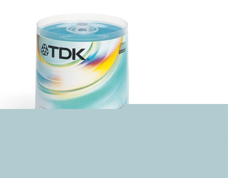 New tdk cd-r 52X 100 pack spindle