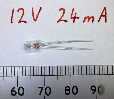 QTY5: low current 12V, 24MA grain of wheat lamp bulbs