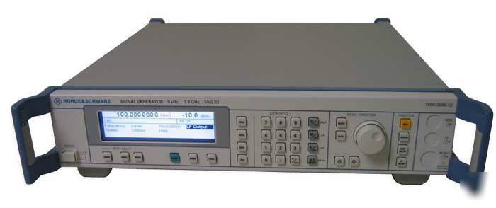 Rohde & schwarz SML03 signal generator 