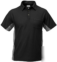 Snickers 2636 avs polo shirt - black - size medium