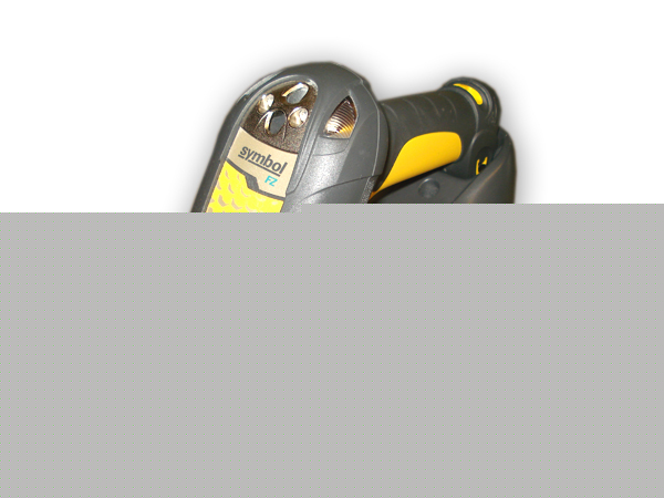 Symbol fz LS3478 barcode scanner with cradle & ps