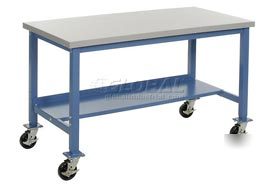72 x 30 esd safety edge packaging bench with caster kit