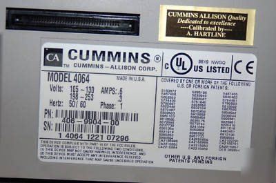 Cummins jetscan 4064 pn 406-9904-00 (used)