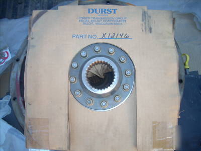 Durst gear box hydraulic pump drive sae #2 pump pad c