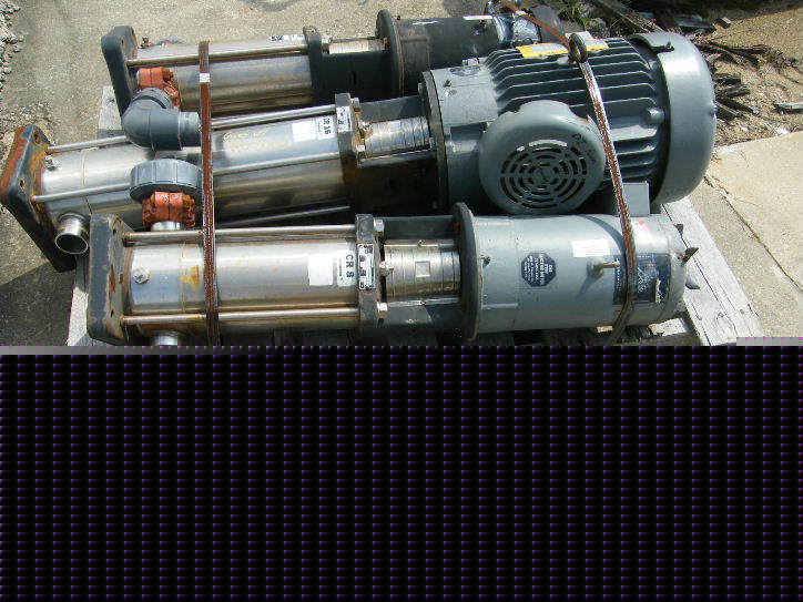 Grundfos CR8--80 u-p-g-bube vertical in line ss pump