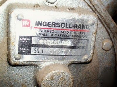 Ingersoll-rand water cooled air compressor 