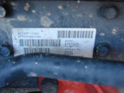 Kubota 4X4 B7500 462 hours