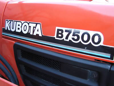 Kubota 4X4 B7500 462 hours