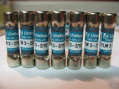 New 12 bussmann- flm series 2, 3-2/10 & 15 (a ) 250VAC- 