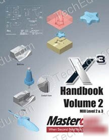 New mastercam X3 - handbook volume 2 manual 