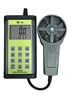 New tpi 556 556C1 digital vane air velocity cfm w/ case