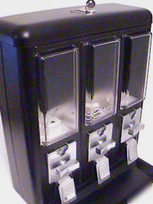 New triple head bulk candy gumball vending machine