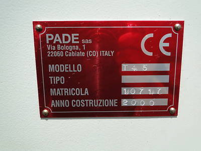 Pade T45 double end auto round tenoner wood machine