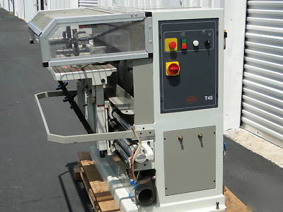 Pade T45 double end auto round tenoner wood machine
