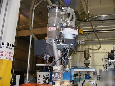 Plastrac auto disc flood fed plastic blending system