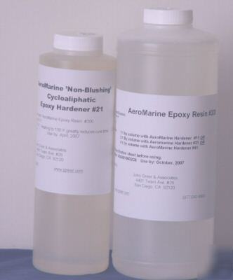 Premium epoxy kit, for carbon fiber, fiberglass, bartop