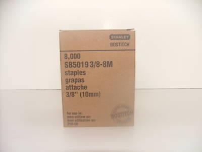 Stanley bostitch SB50193/8-8M plier staples SB5019 3/8